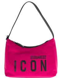 DSquared² Mini Hobo Nylon Handbag - Pink