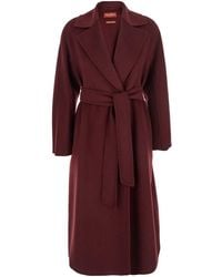 Max Mara - Cappotto 'Cles' Con Colletto A Revers E Chiusura Con Ci - Lyst