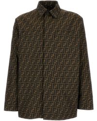 Fendi - Jacket With Ff Motif All Over - Lyst
