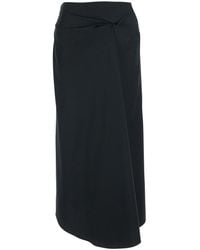 Max Mara - Skirt With Bow Detail On The Front And Zip Closure On T - Lyst
