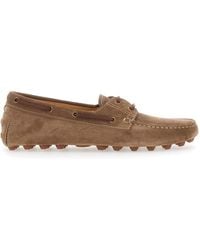 Tod's - 'Bubble Gommino' Loafers With Contrasting Stitching - Lyst