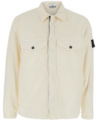 Stone Island - Shirt Cotton Classic Collar - Lyst