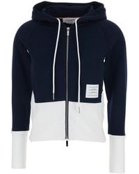 Thom Browne - And Sweatshirt 4Bar Logo On The Side And Color Block Design - Lyst