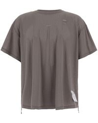 Satisfy - Space-O T-Shirt With Unique Details And Tech Fabric Unis - Lyst