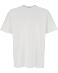 Givenchy - Crewneck T-Shirt With Logo Lettering On The Rear - Lyst