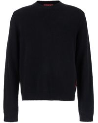Gucci - Crewneck Sweater With Web Detail - Lyst