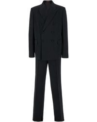 Gucci - Double-Breasted Suit With G Detail - Lyst