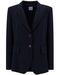 Plain - Single-Breasted Jacket With Buttons - Lyst