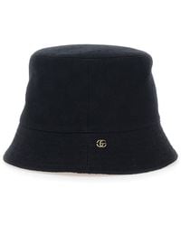 Gucci - Hat With Logo Plate, Cotton - Lyst