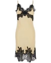 Gold Hawk - 'Eva' Sleeveless Midi Dress With Lace Details - Lyst