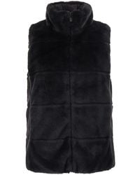 Save The Duck - Vest Nives Fury Reversible With High Collar And Pockets - Lyst
