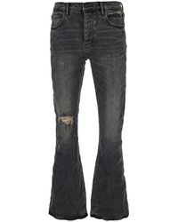 Purple Brand - Brand Flared Jeans With Crinkled Effect - Lyst