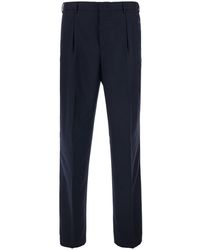 PT Torino - Pants With Belt Loops And Front Pleats - Lyst