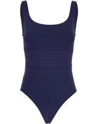 Eres - 'Asia' Swimsuit With Scoop Neck And Striped Detail - Lyst