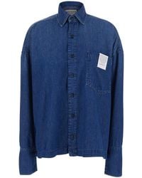 ICON DENIM - Shirt Shirt' With Classic Collar And Long Sleeves In - Lyst