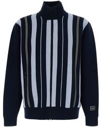 Drole de Monsieur - Cardigan With All-Over Stripe Motif - Lyst