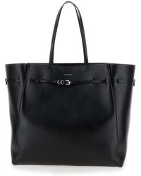 Givenchy - 'Voyou Large East West' Tote Bag With Logo Detail And B - Lyst
