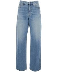 Gucci - Five-Pocket Jeans With Logo Patch On The Rear - Lyst