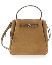 Tory Burch - Bucket Bag Romy Leather Calf Handbags - Lyst