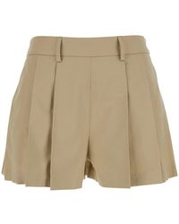 Le Plain - Shorts With Pleated Design - Lyst