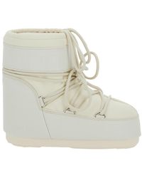 Moon Boot - 'Icon' Snow Ankle Boots With Maxi Logo Print On The Side - Lyst
