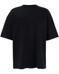 Juun.J - T-Shirt With Tone-On-Tone Logo Embroidered On The Front I - Lyst