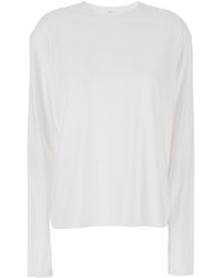 TOTEME - 'Classic' T-Shirt With Long Sleeves - Lyst