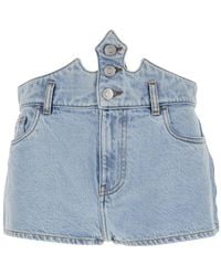 Coperni - Shorts With Crown-Shaped Design - Lyst