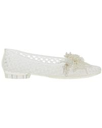 HEAVENLY JELLY - 'Muse' Ballet Shoes With Beaded Details - Lyst