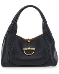 Gucci - Borsa A Spalla 'Softbit Grande' Con Maxi Morsetto Metallico - Lyst