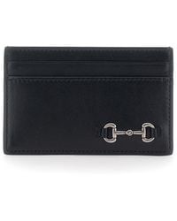 Gucci - Card Holder With Horsebit On The Front - Lyst