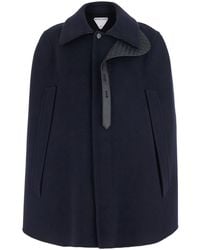 Bottega Veneta - Soft Wool Cashmere Short Cape For - Lyst