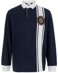 Drole de Monsieur - T-Shirt With Round Neck And Short Sleeves - Lyst