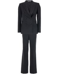 Tagliatore - Double-Breasted Suit With Peak Revers - Lyst