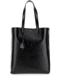 Saint Laurent - 'Bold' Tote Bag With Embossed Logo - Lyst
