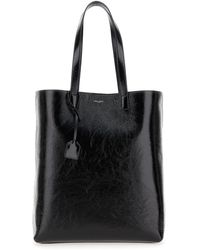 Saint Laurent - 'Bold' Tote Bag With Embossed Logo - Lyst