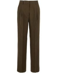 Pinko - Pants With Belt Loops And Pleats - Lyst