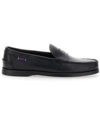 Sebago - 'Dolphin' Loafers With Side Logo Label And Slip On Design - Lyst