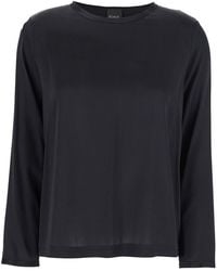 Le Plain - Silk Long Sleeve Blouse For - Lyst