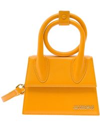 Jacquemus - 'Le Chiquito Noeud' Crossbody Bag With Logo Detail In - Lyst