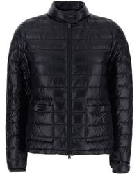 Herno - Quilted Down Jacket With Raised Collar - Lyst
