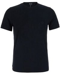 Giorgio Armani - Crew Neck T-Shirt Bamboo Jersey Viscose T-Shirts - Lyst