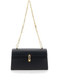 SAVETTE - Shoulder Bag 'Chain Symmetry' With Smooth Leather Chain - Lyst