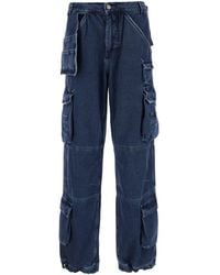 Cultura - Cargo Pants With Logo Patch - Lyst