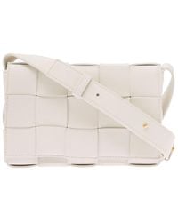 Bottega Veneta - 'small Cassette' Crossbody Bag In Intreccio Nappa Leather Woman - Lyst