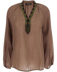 Bazar Deluxe - Shirt With V-Neck - Lyst