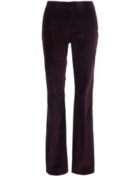 PT Torino - Five-Pocket Design Straight Leg Soft Corduroy Pants - Lyst