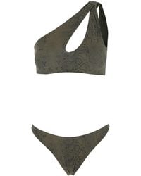 FEDERICA TOSI - Bikini With All-Over Python Print - Lyst