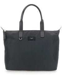 Dolce & Gabbana - Borsa Shopping Con Due Manici Superiori E Placca Logo - Lyst
