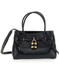Chloé - Shoulder Bag 'Paddington Sling' With Leather Details - Lyst